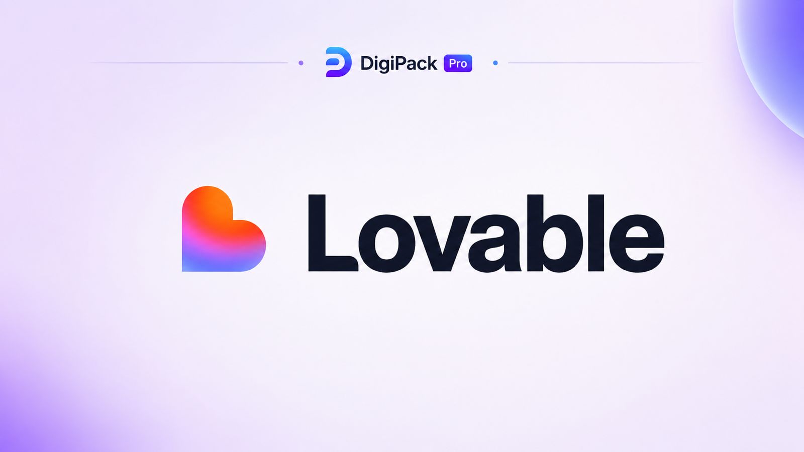 DigiPack Pro × Lovable — صايب مواقع بالذكاء الاصطناعي